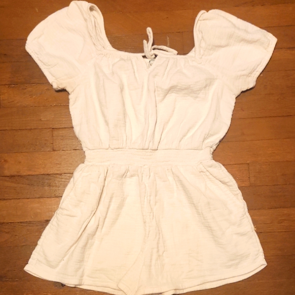 Aerie White Romper